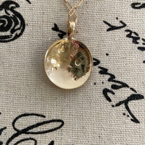 NWOT Yellow & Gold Tone Celestial Necklace - Picture 2 of 4